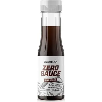 Přisada na vaření a pečení BiotechUSA Zero Sauce 350ml - Barbecue + Sleva 3 % pro registrované