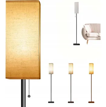 Stojací lampa KLASICKÁ RETRO STOJACÍ LAMPA DO OBÝVACÍHO POKOJE, LOŽNICE NEBO KANCELÁŘE 220V