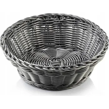 Obraz Koš na ovoce ratanový šedý