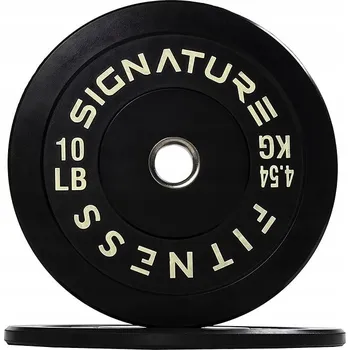 Činkový Závaží Bumper Signature Fitness 4,5 kg černý