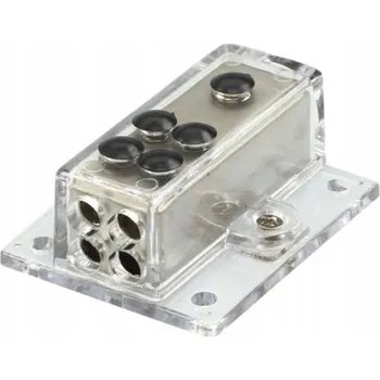 IP kamera Rozdělovač napájení ACV 1 x 20 mm² / 4 x 10 mm² stříbrný