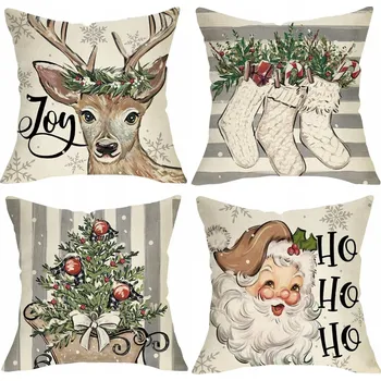 Povlak na polštářek Povlak na polštář VÁNOČNÍ POVLAČKY MIKULÁŠ SOB 45 x 45 cm