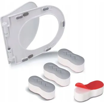 WC sedátko ODBOJNÍKY PRO SEDÁTKO x8 WC TOALETY TLUMIČE PRO SEDÁTKO