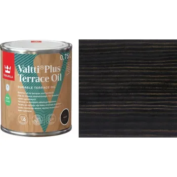 Olej na dřevo TIKKURILA Valtti Plus Olej na terasy Černý 0,75L
