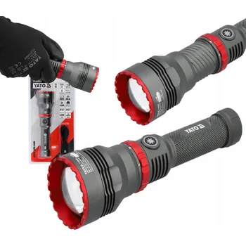 YATO AKUMULÁTOROVÁ LED SVÍTILNA SMD 1000LM 5 REŽIMŮ USB-C DOSAH 920m