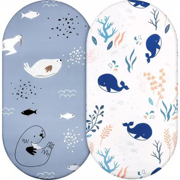 Prostěradlo PROSTĚRADLO DO ŁÓŻKA DZIECIĘCEGO GONDOLA 100% BAVLNA PRO MIMINKA 2 KS