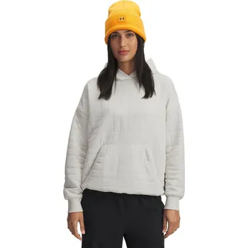 Dámská mikina Dámská mikina přes hlavu Under Armour UNSTOPPABLE FLEECE TXTR HOODIE W bílá 6003655-110 - M | UK 12 | US 13