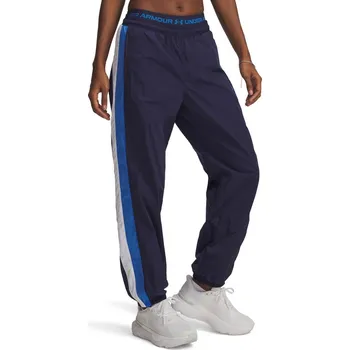 Dámské tepláky na volný čas Under Armour ICON CRINKLE PANTS W modré 6007112-403 - XS | UK 7,5 | US 10