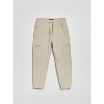 Pánské kalhoty Kalhoty joggers s&nbsp;cargo kapsami - S STANDARD - House - světle šedá - 556AJ-09X