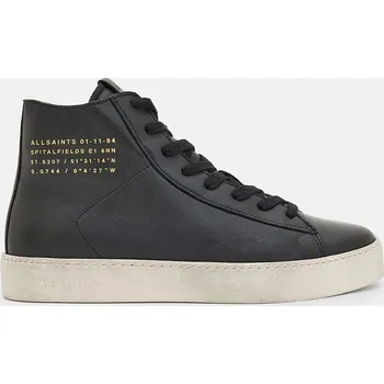 Pánské tenisky Kožené kecky AllSaints Tana High Top W110FB černá 99X, EUR 40