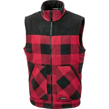 Pánská vesta PARKSIDE® Pánská fleecová vesta (červená, M (48/50))