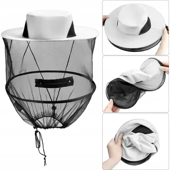 Klobouk KLOBOUK S MOSKYTIÉROU OCHRANA PROTI KOMÁRŮM RYBÁŘSKÝ KLOBOUK VČELAŘSKÝ