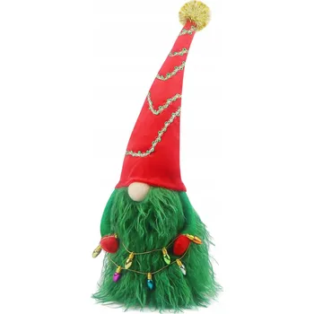 Vánoce VÁNOČNÍ SKŘÍTEK ZIMNÍ TRPASLÍK DEKORACE VÁNOCE GNÓM NA STROMEČEK