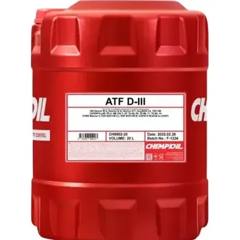Převodový olej CHEMPIOIL ATF DEXRON III 20L