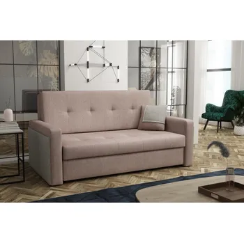 Pohovka FN Rozkládací křeslo Vivian Mel III růžová/šedá