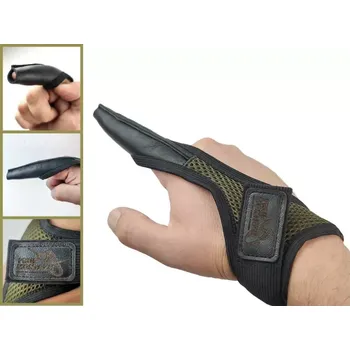 Moto rukavice Náprstník Dráp (Khaki barva) (S-M)