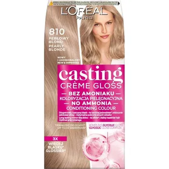 Vlasová kosmetika L'Oreal Paris Casting Creme Gloss barva vlasů 810 Pearl Blonde