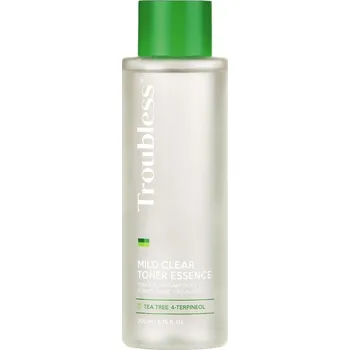 Troubless Tea Tree + 4 Terpineol Mild Clear Toner Essence Tonizační pleťová esence 200 ml