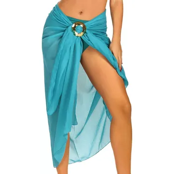 Dámské plavky Pareo šátek D95CH1 8 - SELF světle modrá Univerzální