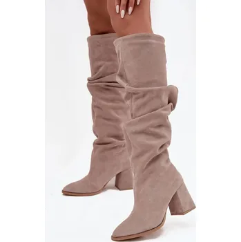 Dámské kozačky Kozačky na podpatku model 219403 Step in style 35