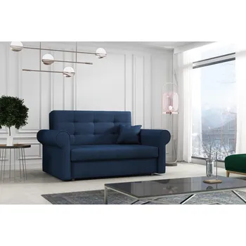 Pohovka FN Rozkládací křeslo Vivian Silver II tmavě modrá