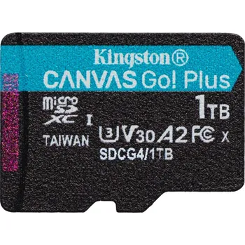 Paměťová karta Kingston Canvas Go Plus A2/Micro SDXC/1TB/UHS-I U3 / Class 10