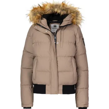 PitBull West Coast - dámská zimní bunda AZALEA tmavě písková velikost: XL