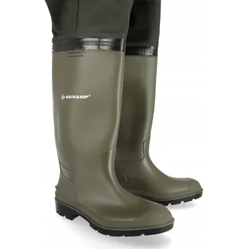 Pracovní oblečení Spodniobuty Dunlop Zielone Pros Chest Waders zelené, vel. 42