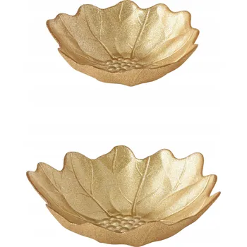 Vánoční sada 2 skleněné mísy misky salátové mísy Hvězda Betlémská