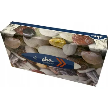 Hygienické kapesníčky bez vůně aha 2 vrstvé, 100 ks