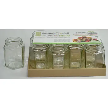 Zavařovací sklenice Sklenice zavařovací 195ml ŠESTIHRAN TO58 (8ks)