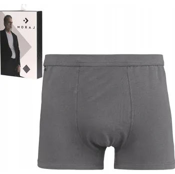 Pánské spodní prádlo Pánské boxerky klasického střihu Bavlna Grafit MORAJ 3XL