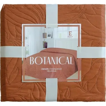 Prostěradlo Přehoz na postel Essex polyester 220 cm x 200 cm oranžový