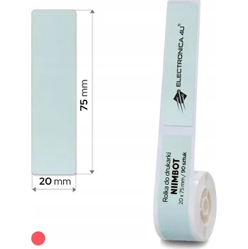 Samolepící etiketa Samolepicí štítky, termální samolepky pro tiskárnu Niimbot D101, 20x75 mm