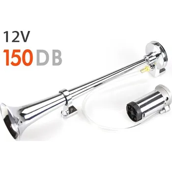 Houkačka Klaksonová fanfára chrom 390mm 12V