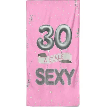 Osuška - 30 a stále sexy - růžová