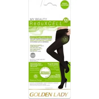 Dámské punčochy Golden Lady My Beauty Reduxcell punčocháče 100 den 2-5 nero/černá 4-L