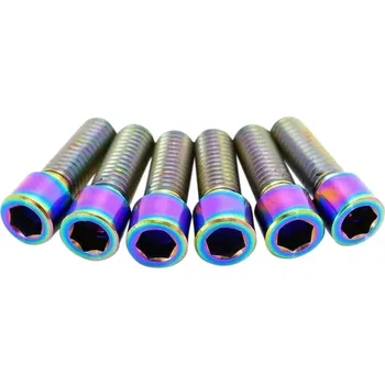 bmx TLC Metric Titanium BMX Představce šrouby (Rainbow)