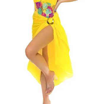 Dámské plavky Pareo šátek D95CH1 1 - SELF žlutá Univerzální