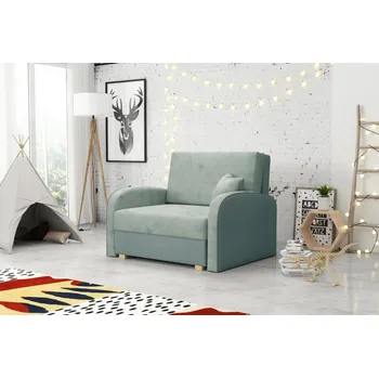 Pohovka FN Rozkládací křeslo Vivian Soft I -zelená