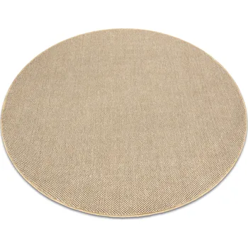 Koberec Koberec SALON TERASA béžový smyčkový měkký indoor outdoor kulatý 80 cm