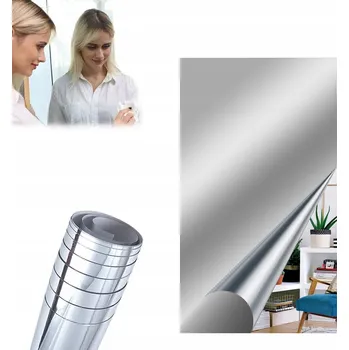 Zrcadlo FÓLIE FÓLIOVÉ SAMOLEPICÍ ZRCADLO NA NÁBYTEK 200X60CM