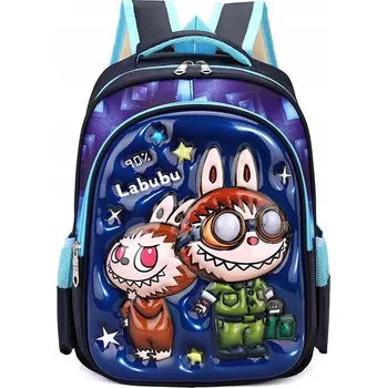 Školní batoh Školní batoh s více přihrádkami Jelly Pens , modrý