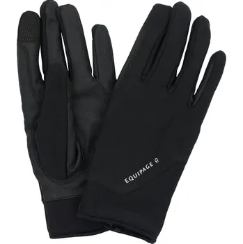 Jezdecké rukavice Equipage Rukavice Vica Equipage, zimní, černé XS