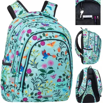 Školní batoh CoolPack s více přihrádkami, vícebarevný, 20 l