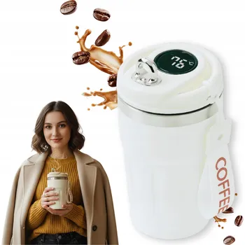 Termoska TERMOHRNEK TERMOSKA NA KÁVU, ČAJ, POLÉVKU 0,5L SMART LAHEV NA PITÍ S DISPLEJEM