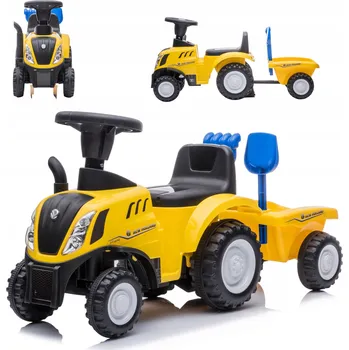 Odrážedlo Odrážedlo Nelik žluté s přívěsem CE pro děti 12 m+