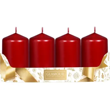 Svíčka Svíčky do adventního věnce, ø 5 cm, červené, 4 ks&nbsp;92436ČE