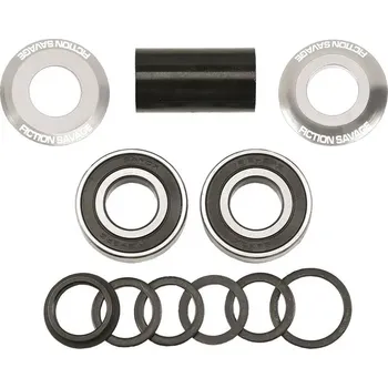 bmx Fiction Savage Mid Uzavřené Středové Složení (19mm|Stříbrná)