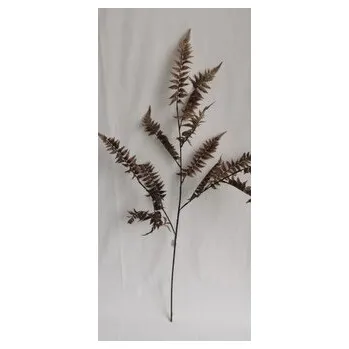 umělá květina Kapradí větev hnědá 100 cm N014 AUT/hnědá